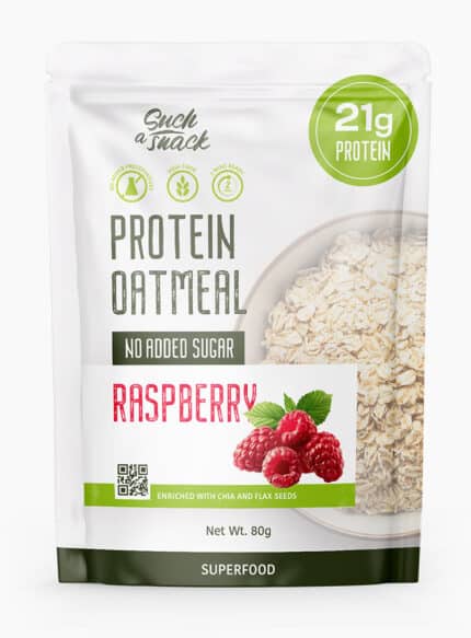 Protein Oatmeal Raspberry
